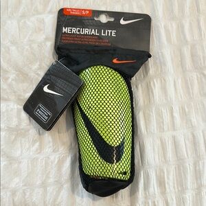Nike Mercurial Lite Shin Guards - Neon Yellow and Black